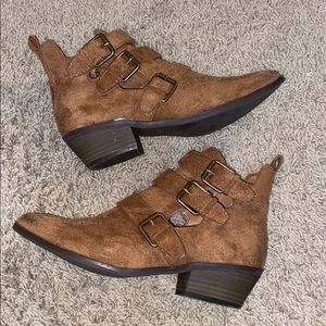 Ankle Cowboy Boots - Size 6.5